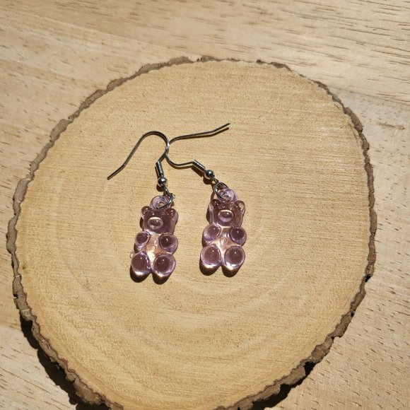 Women's Fashion Jewelry Gummy Bears Dangling 1 Set of Earrings - Picture 11 of 12